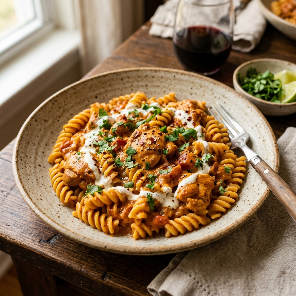 Butter Chicken Pasta