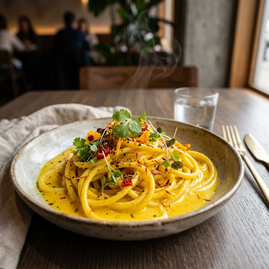 Saffron Bucatini